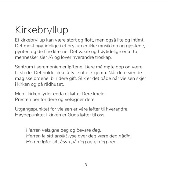 JA – en guide for brudeparet