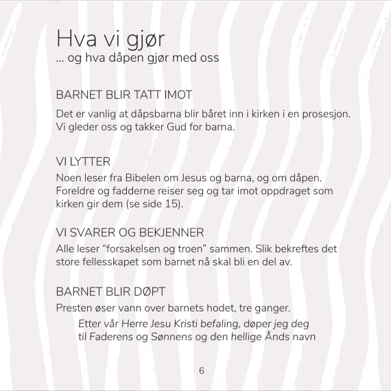 DÅP – en guide for foreldre og faddere