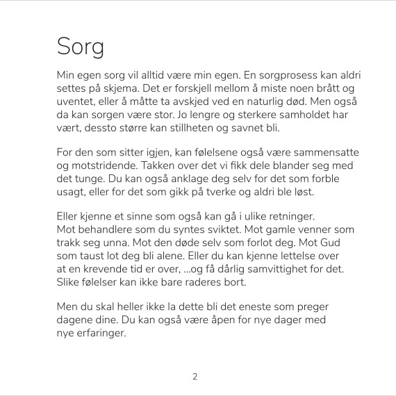 TAKK – en åpen hånd for den som sørger
